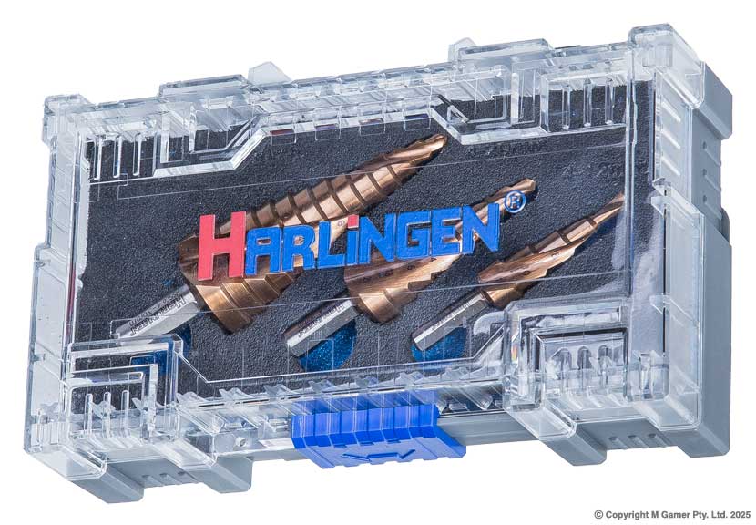 3pc HSS Step Drill Kit TiN Coated - 1/4